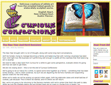Tablet Screenshot of curiousconfections.com